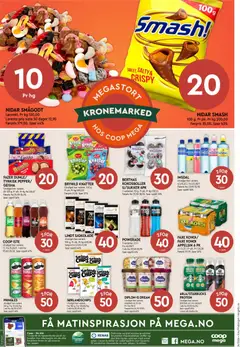 Forhåndsvisning av Coop Mega kundeavis gyldig fra 17/08/2026 | Side: 8 | Produkter: Sjokolade, Chips, 1, Pringles