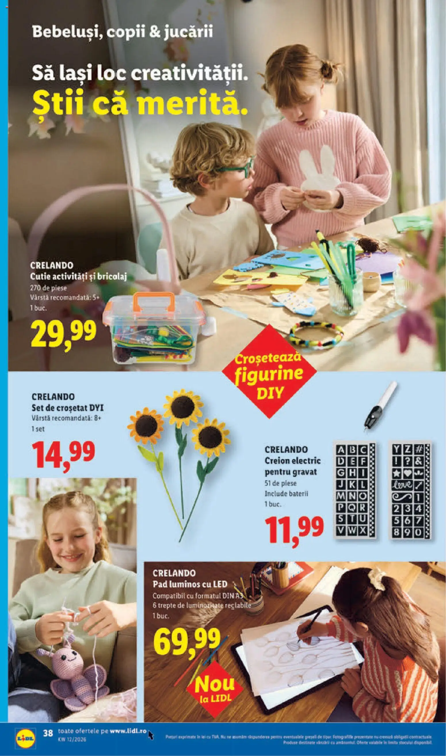 Noul catalog Lidl – valabil de la 16.03.2026 | Pagină: 38 | Produse: Babak, Cutie, Baterii