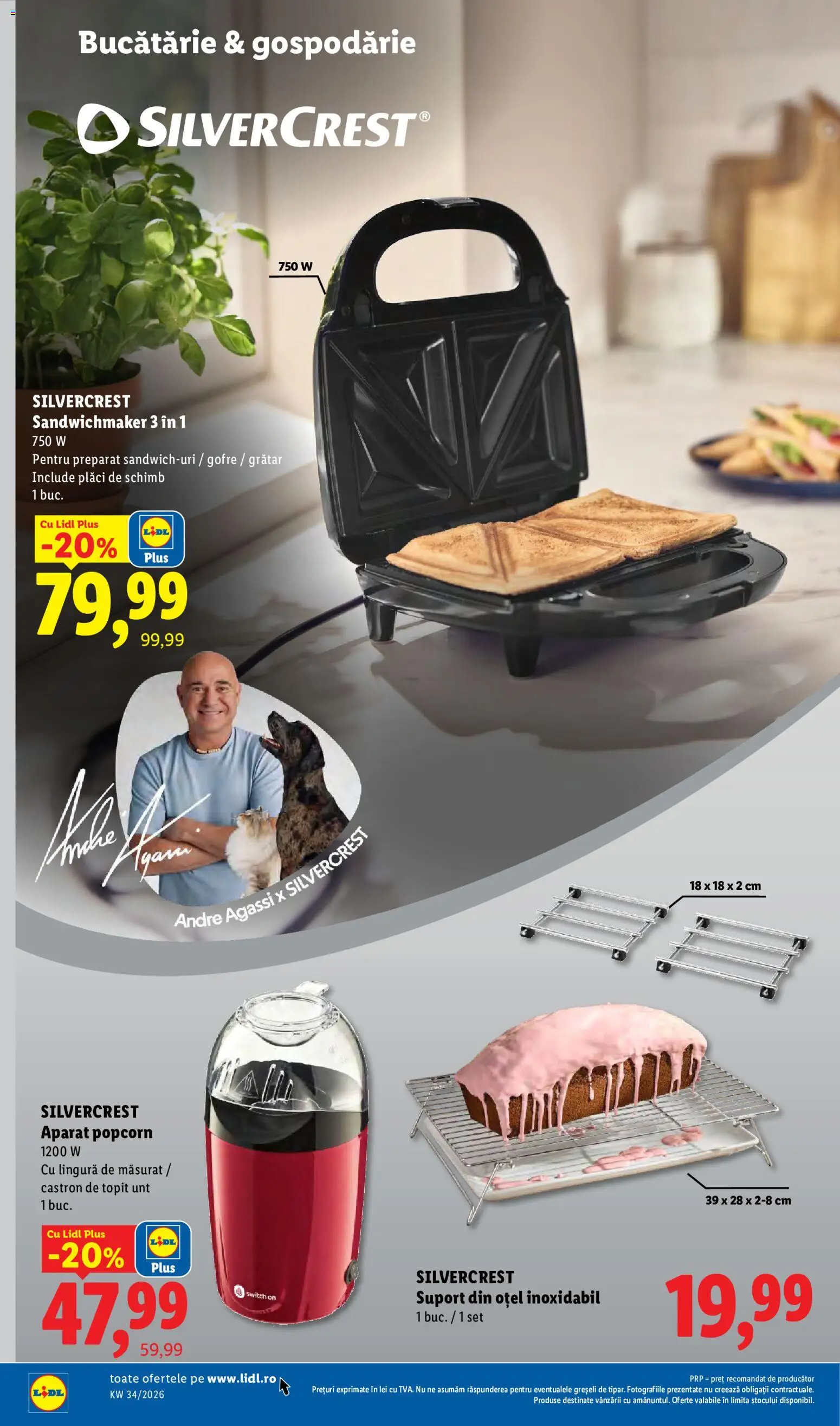 Noul catalog Lidl – valabil de la 17.08.2026 | Pagină: 86 | Produse: Bucătărie, Unt, Gofre, Suport