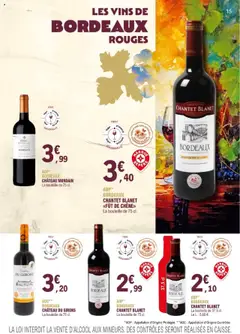 E.Leclerc - Prévisualisation de E.Leclerc Le guide des vins valide à partir de 01/09/2025 | Page: 15 | Produits: Pois, Chateau du girons, Bouteille