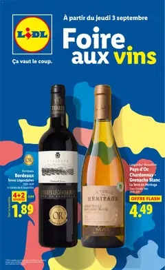 LIDL - Prévisualisation de LIDL - Foire aux Vins valide à partir de 03/09/2026