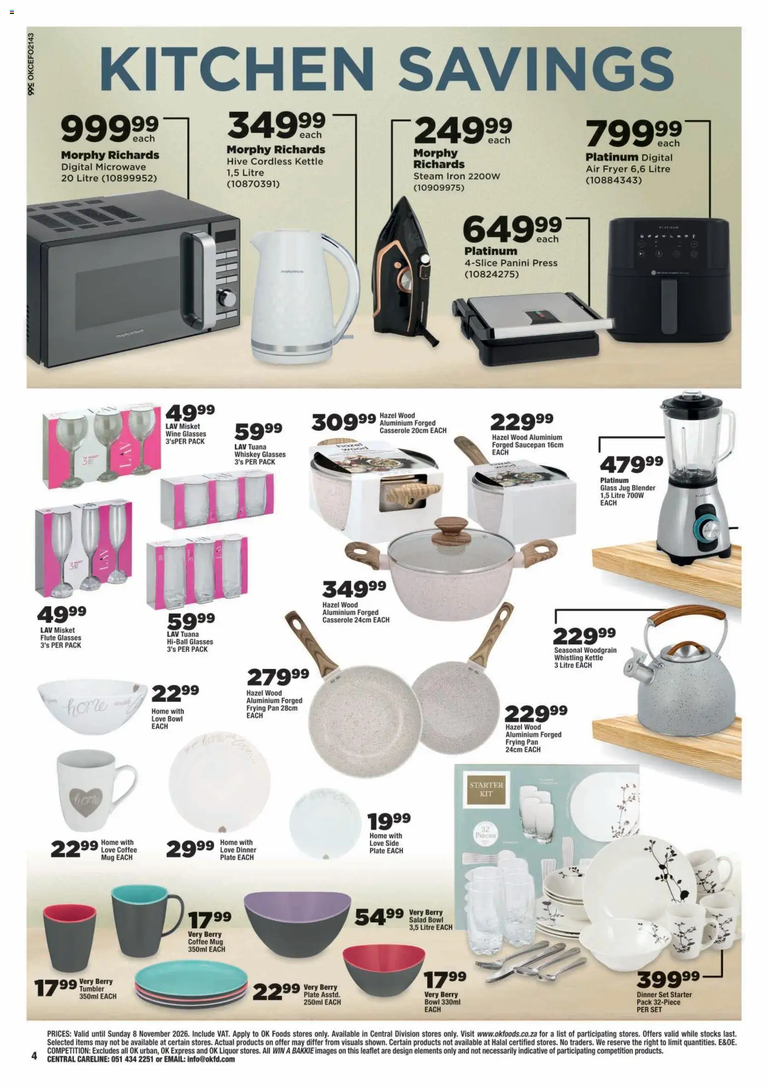 New OK Foods catalogue – valid from 23/10/2026 | Page: 4 | Products: Press, Fryer, Coffee, Wine