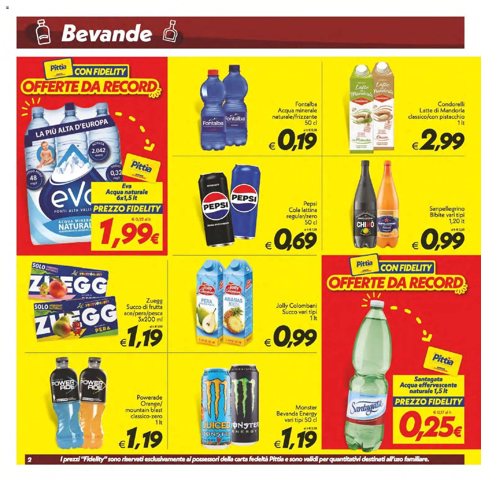 Volantino SuperConveniente del 23/07/2026 | Pagina: 2 | Prodotti: Zucchero, Mango, Ananas, Acqua naturale