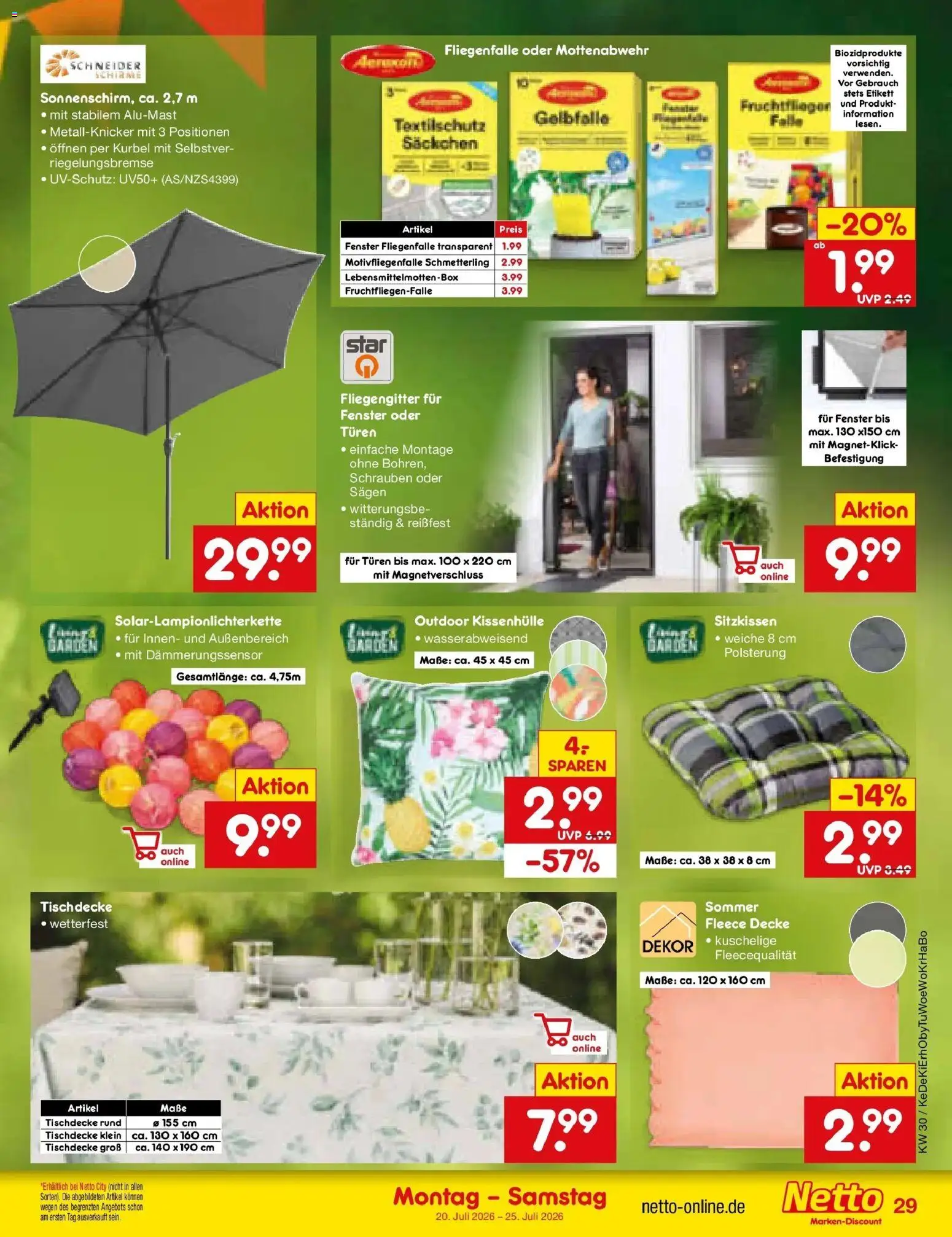 Netto Marken-Discount Prospekt Mauern – gültig ab 20.07.2026 | Seite: 47 | Produkte: Decke