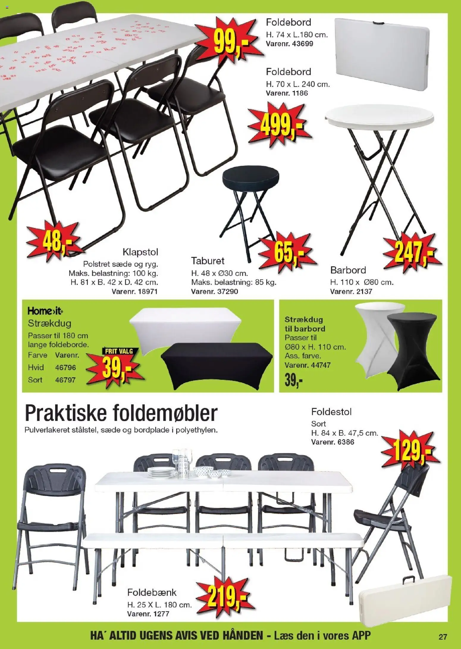 Harald Nyborg tilbudsavis – gyldig fra 04.06.2026 | Side: 29 | Produkter: Barbord