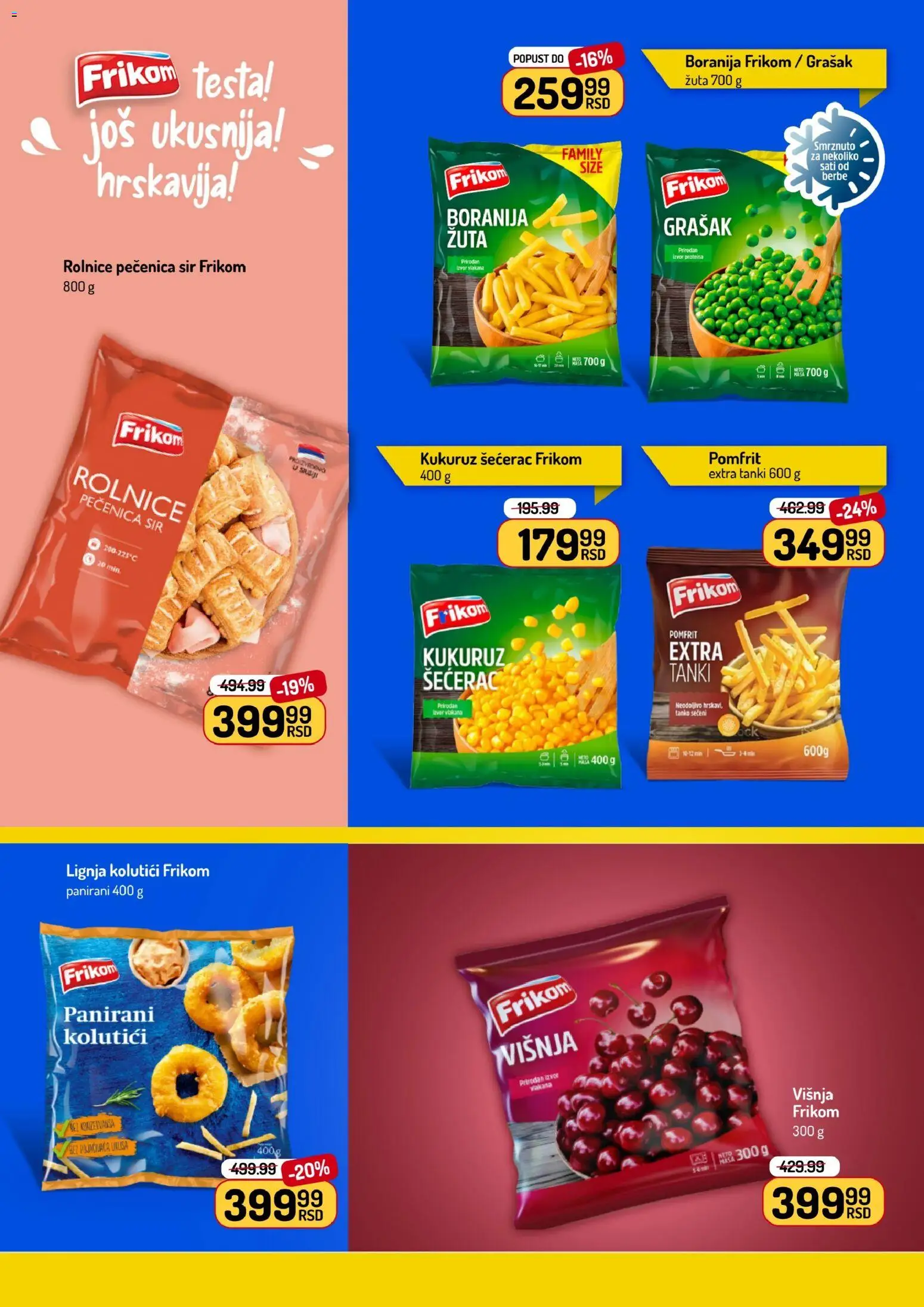 Aman katalog - važi od 08.06.2026 | Strana: 15 | Proizvode: Boranija, Višnja, Pomfrit, Sir