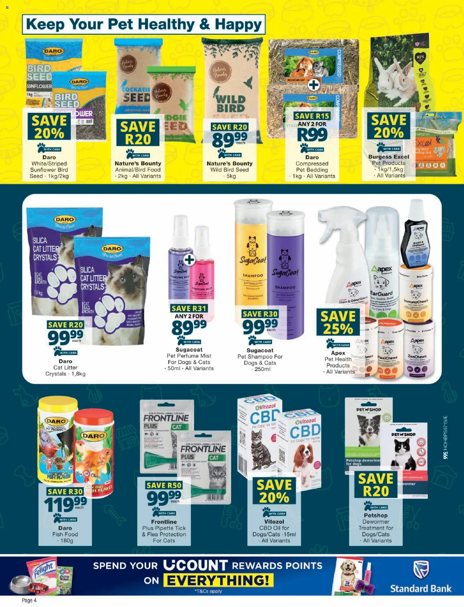 New Checkers catalogue – valid from 18.05.2026 | Page: 4 | Products: Oil, Fish, Shampoo, Cat litter