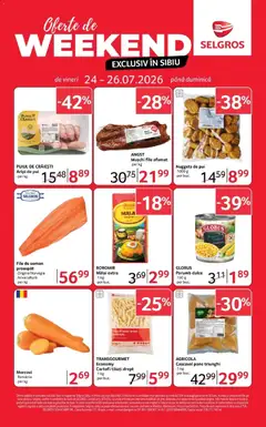Ofertele Selgros valabile de la 24.07.2026