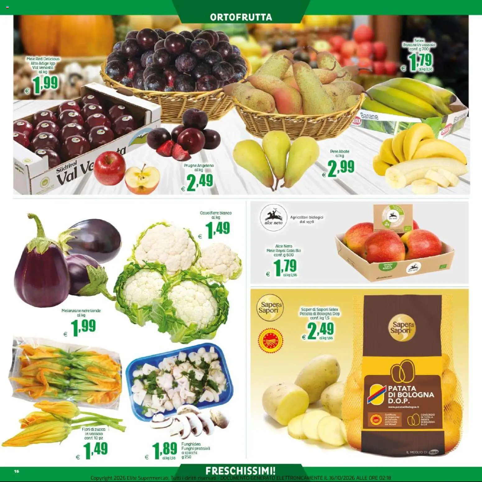 Volantino Elite Supermercati del 16/10/2026 | Pagina: 16