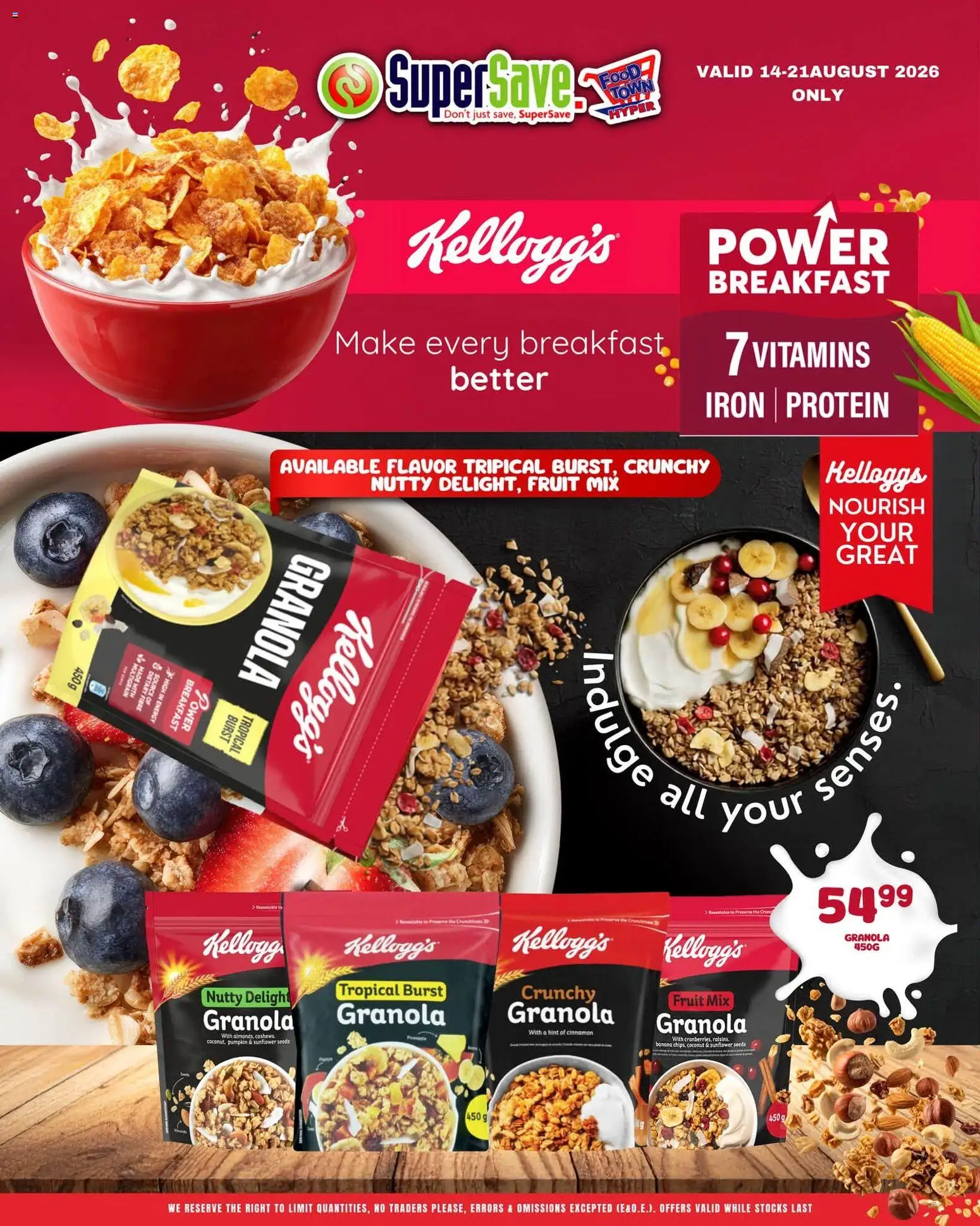 New Super Save catalogue – valid from 18/08/2026 | Page: 15 | Products: Iron, Breakfast, Protein, Fruit