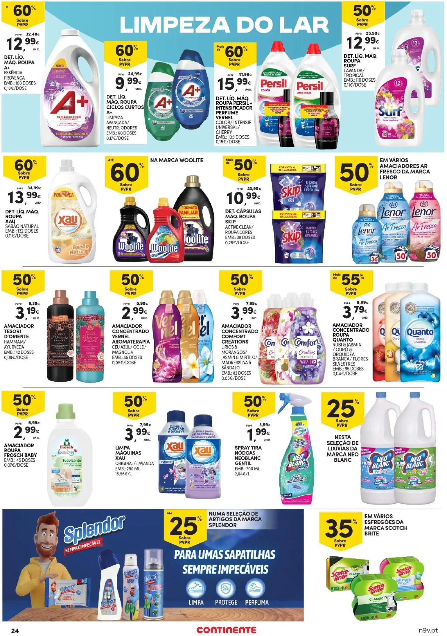Continente Açores │ válido de 03/09/2026 | Página: 24 | Produtos: Perfumes, Orquídea, Cápsulas, Sapatilhas
