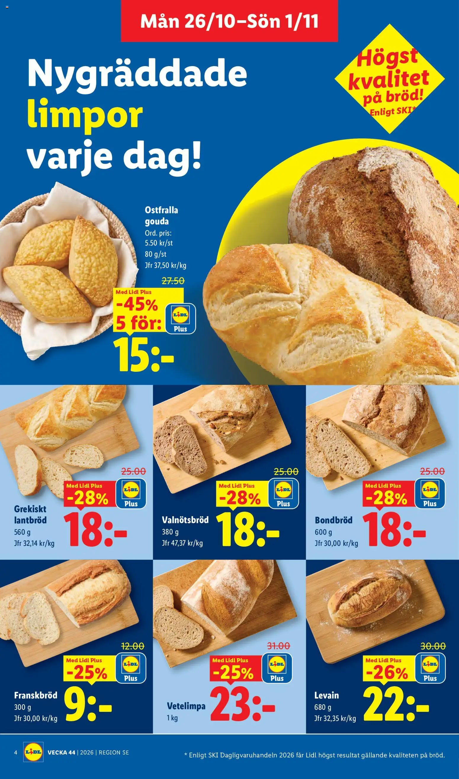Lidl reklamblad aktuell från 26/10/2026 | Sida: 4