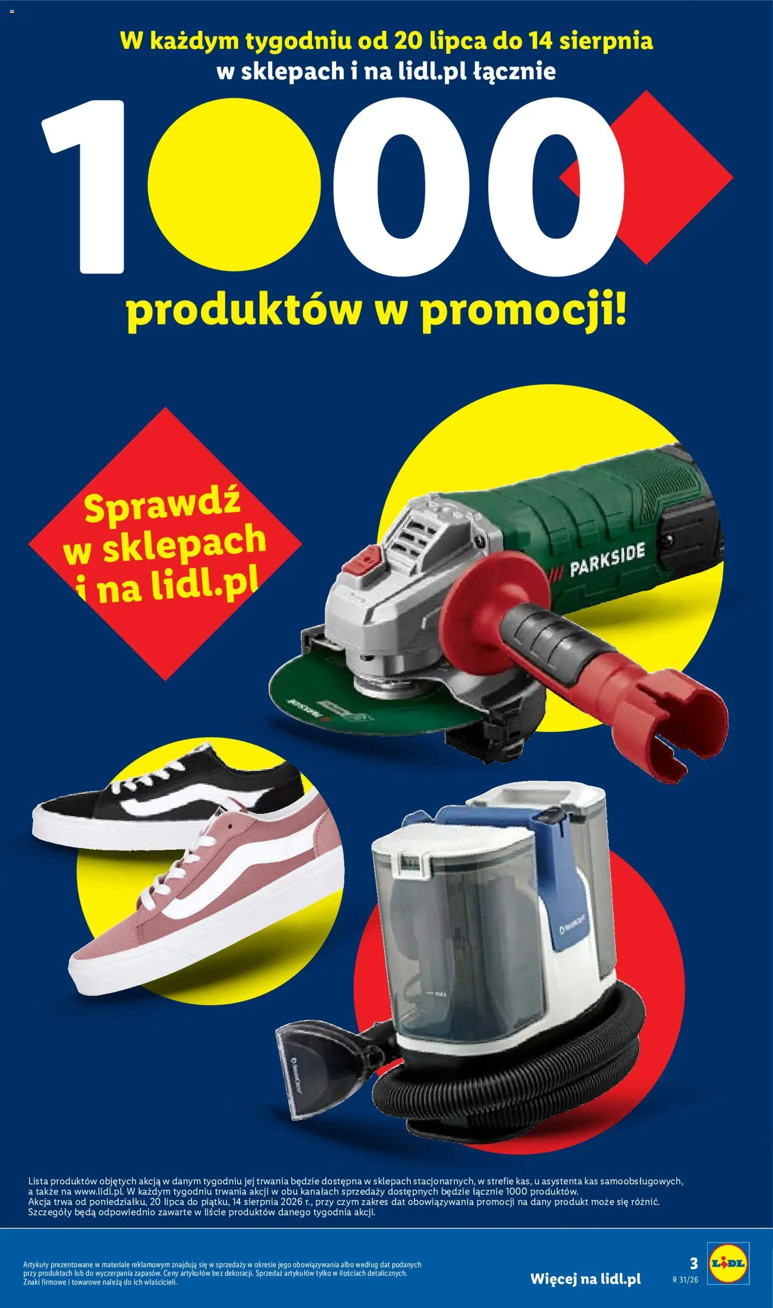 Lidl Polsko katalog od 27.07.2026 | Strana: 3 | Produkty: Parkside