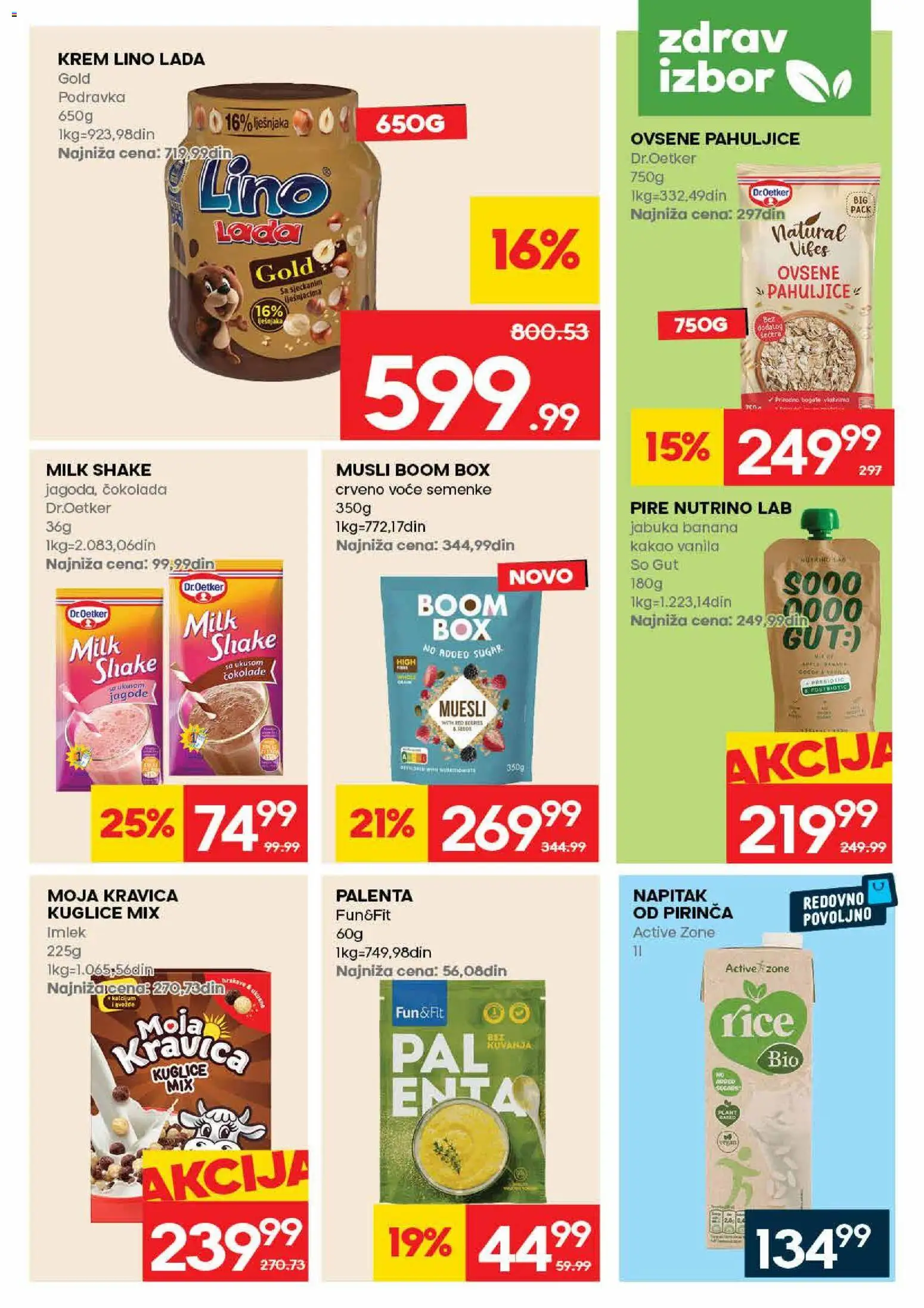 Mercator katalog - važi od 04.06.2026 | Strana: 17 | Proizvode: Palenta, Moja kravica, Musli, Podravka