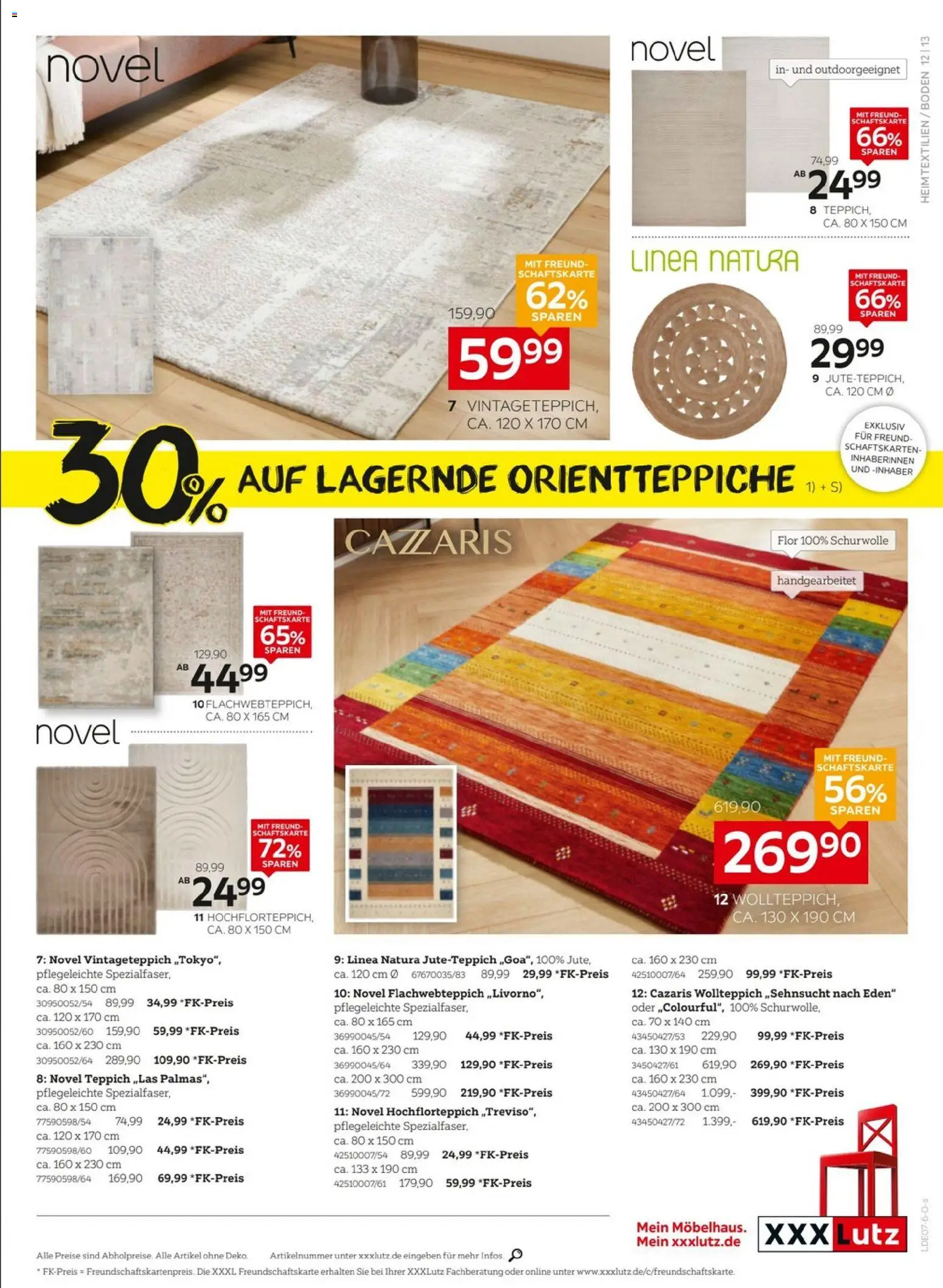 XXXLutz Wohnaccessoires – gültig ab 11.07.2026 | Seite: 13 | Produkte: Teppich