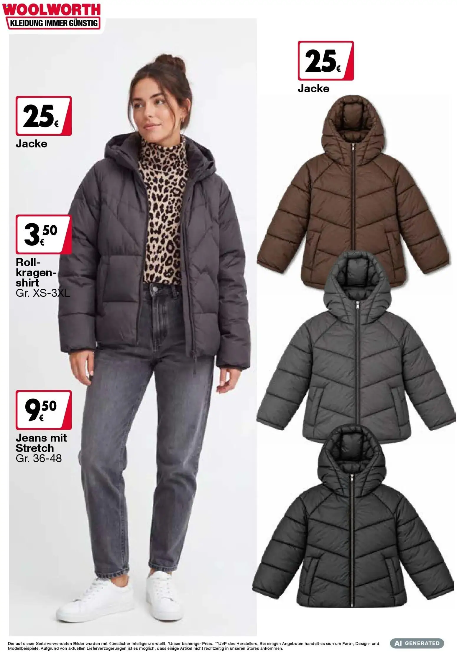 Woolworth Flugblatt gültig ab 25.09.2026 | Seite: 6 | Produkte: Jacke, Jeans