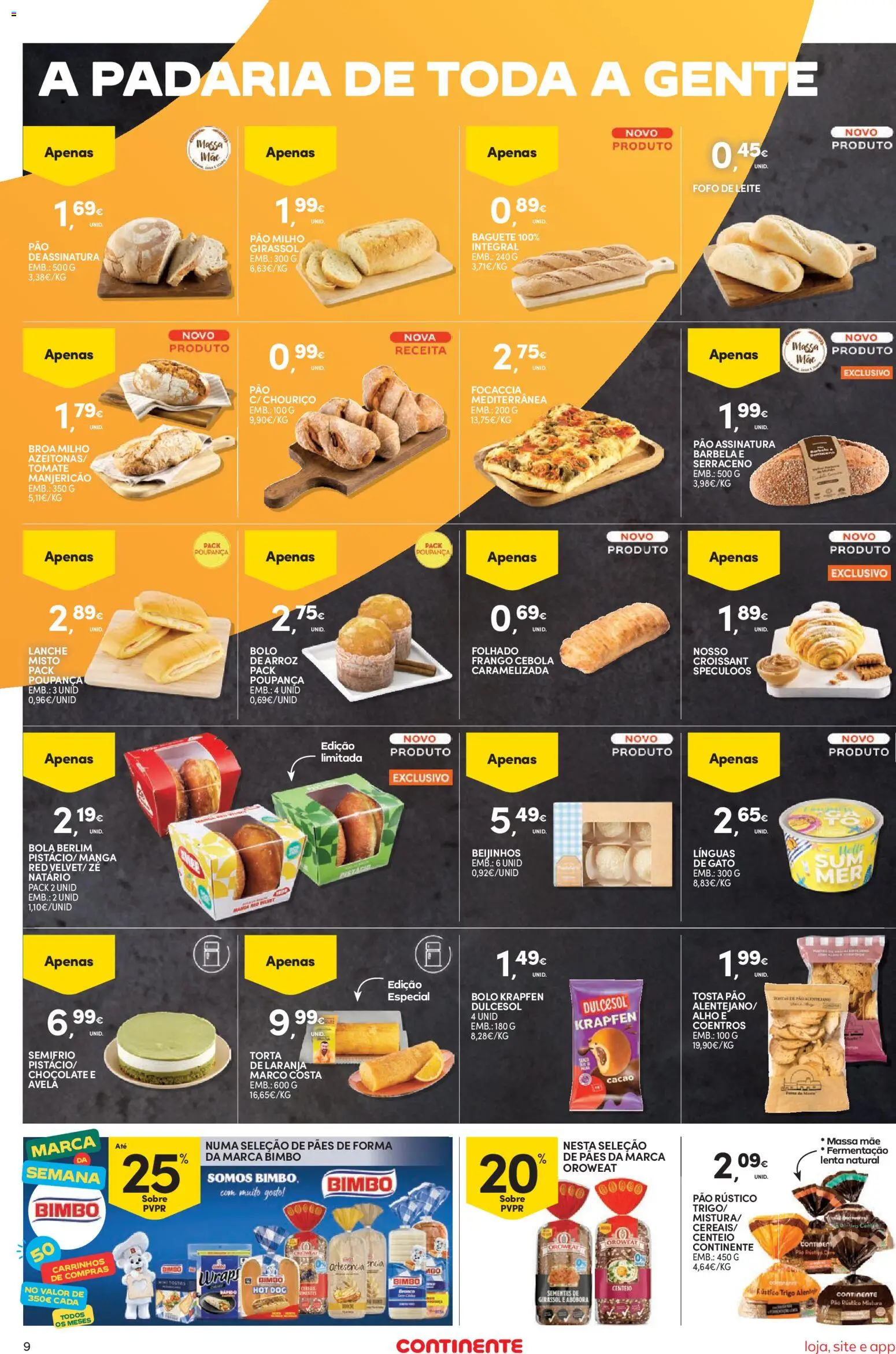 Continente Semanal Continente Bom Dia │ válido de 23/06/2026 | Página: 11 | Produtos: Frango, Leite, Pão, Tomate