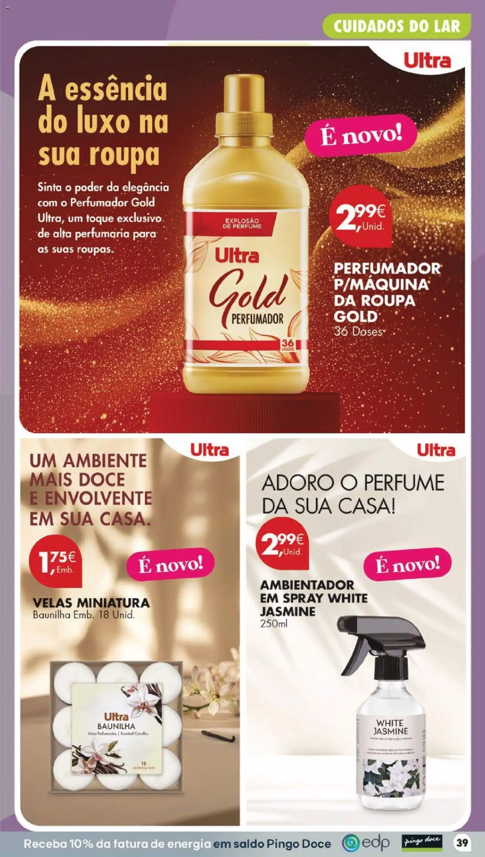 Pingo Doce folheto │ válido de 11/08/2026 | Página: 45 | Produtos: Baunilha, Perfume, Ambientador, Velas