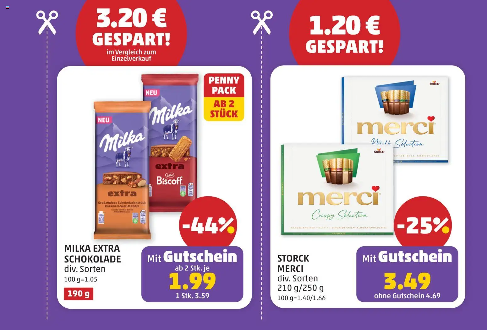 Penny Markt Gutscheine gültig ab 21.05.2026 | Seite: 13 | Produkte: Schokolade