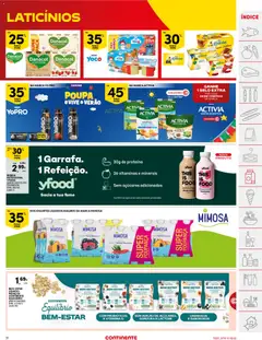 Pré-visualização Continente folheto válido de 16.06.2026 | Página: 31 | Produtos: Probióticos, Activia triplo zero, Bebida, Proteina