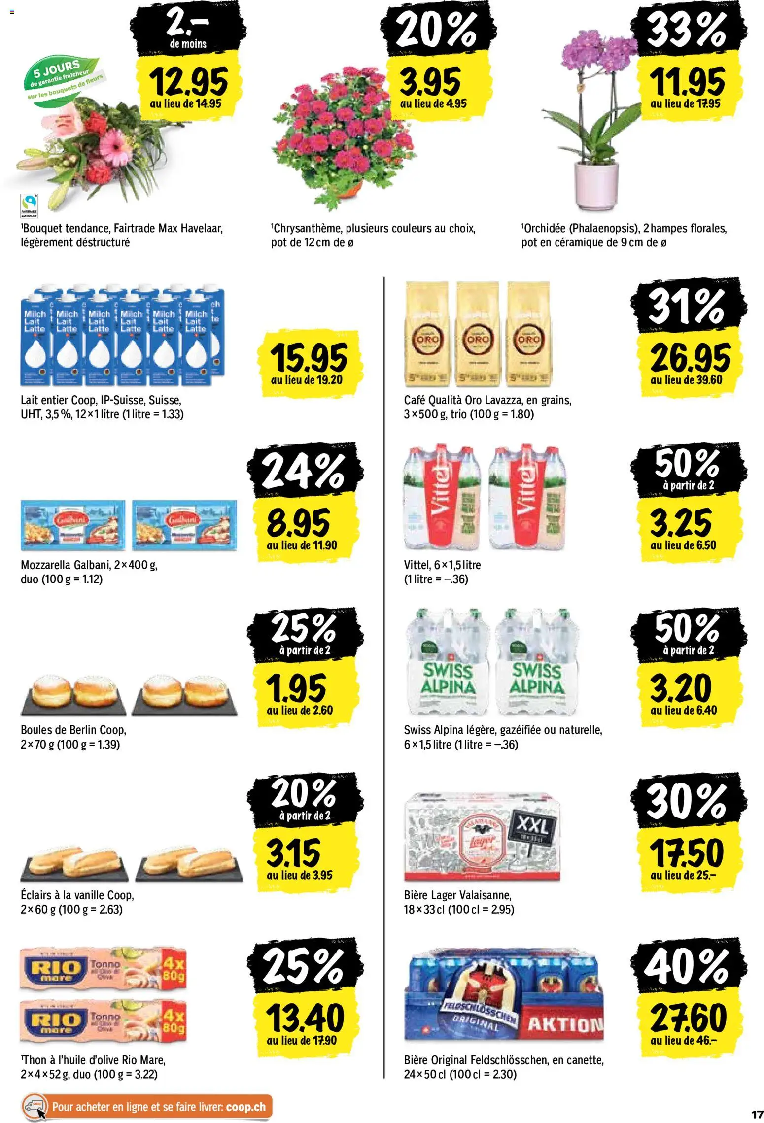 Coop aktionen FR – gültig ab 20.08.2026 | Seite: 17 | Produkte: Vanille, Milch