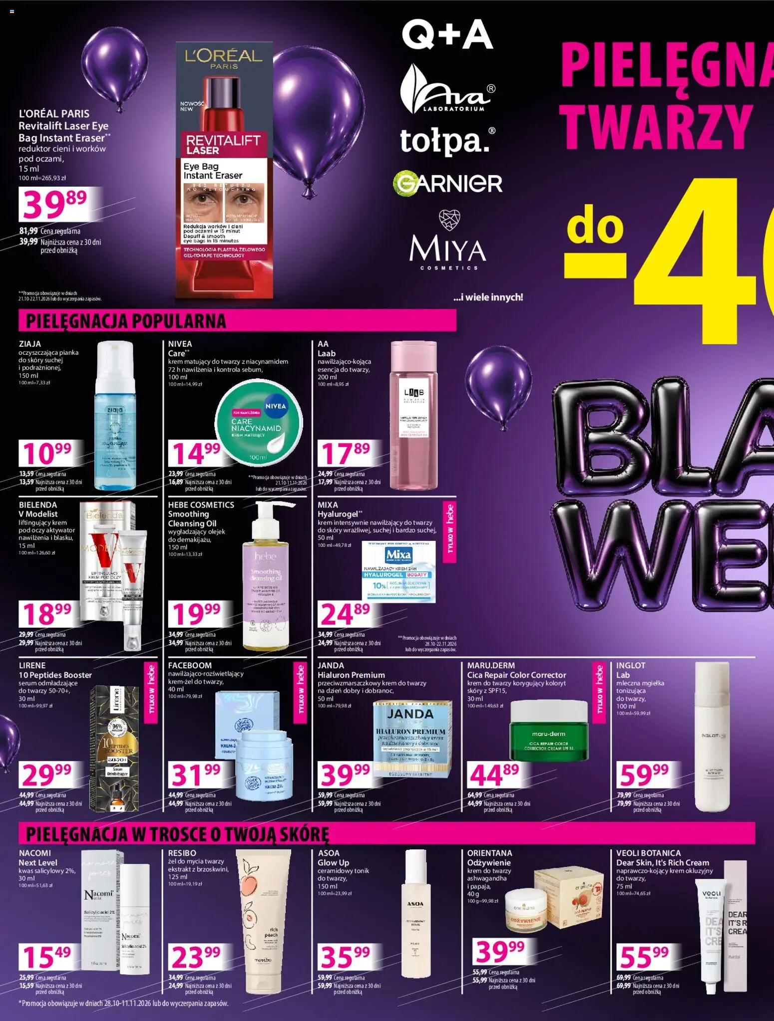 Hebe Black Weeks od 28.10.2026 | Strona: 2
