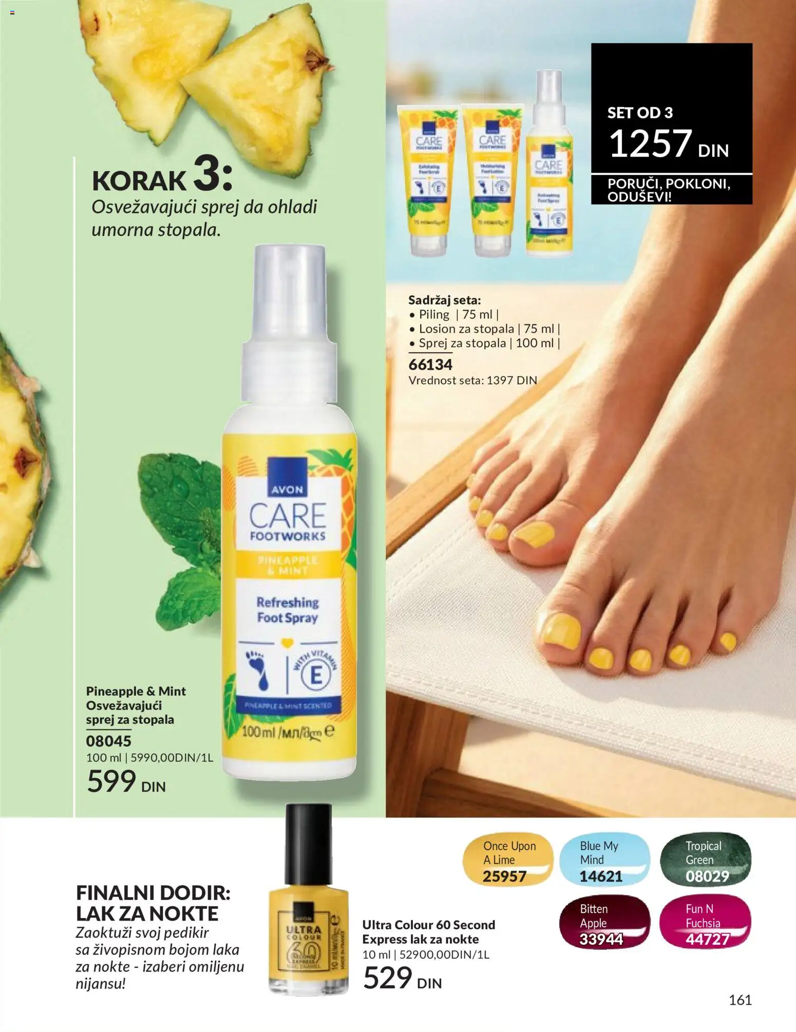 AVON katalog - važi od 01.06.2026 | Strana: 161 | Proizvode: Lak za nokte, Piling