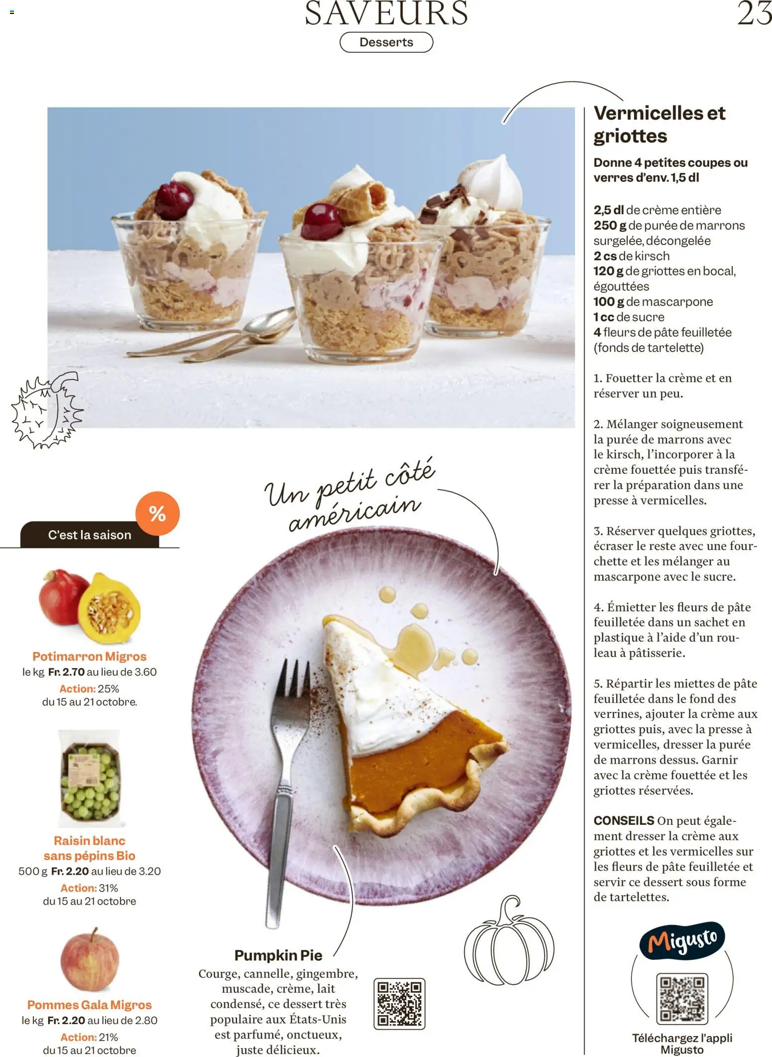 Migros aktionen Magazine FR – gültig ab 14.10.2026 | Seite: 23