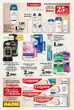 Vista previa Gadis folleto válido desde el 10/09/2026 | Página: 42 | Productos: Desodorante, Enjuague bucal, Vainilla, Caja