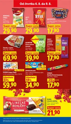 Náhled letáku Lidl leták od 06.08.2026 | Strana: 23 | Produkty: Kiwi, Sriracha, Chipsy, Brumik