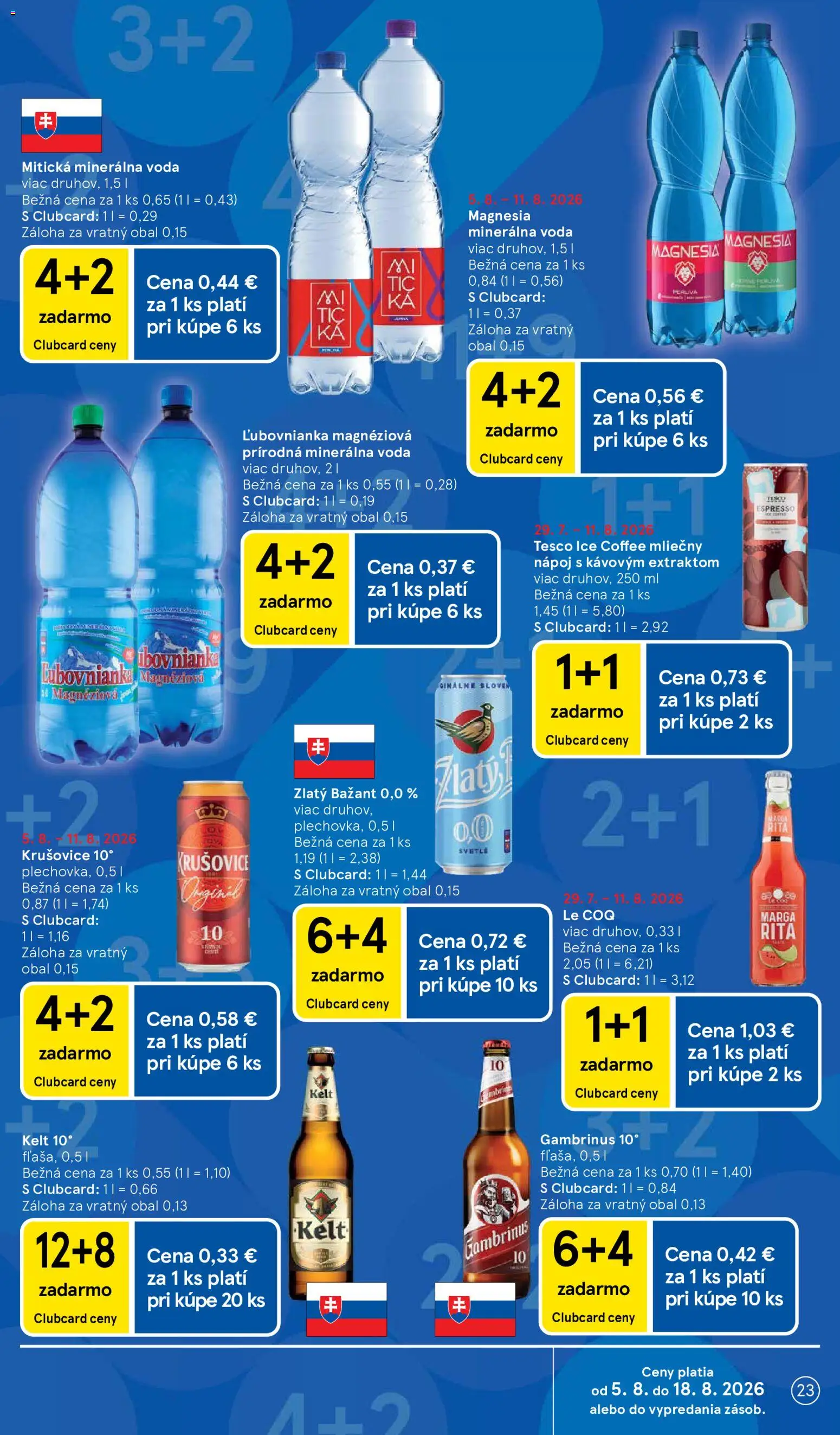 Nové Tesco akcie – leták je platný od 05.08.2026 | Strana: 23