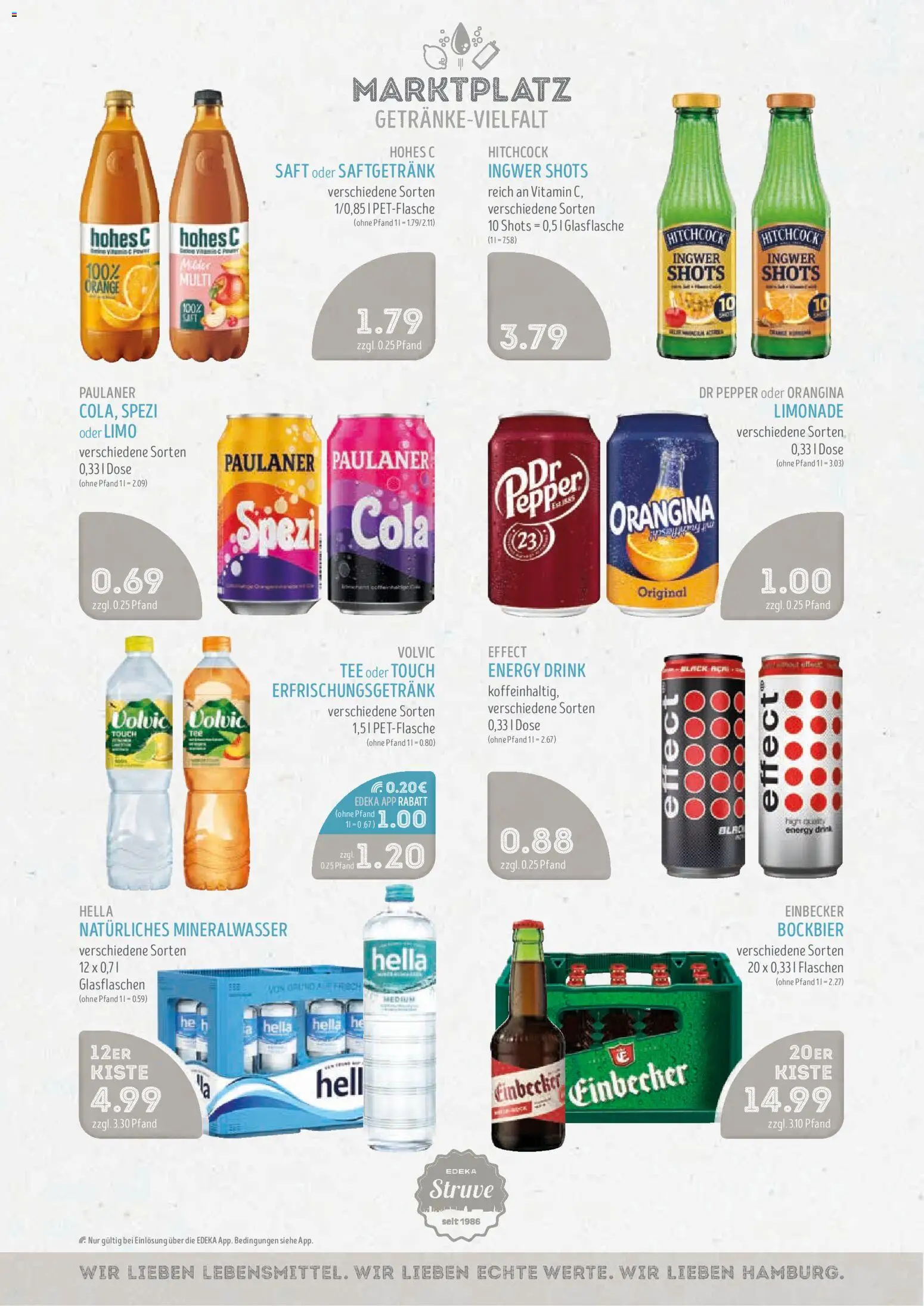 Edeka Struve Prospekt – gültig ab 26.10.2026 | Seite: 12 | Produkte: Cola, Limonade, Mineralwasser, Paulaner