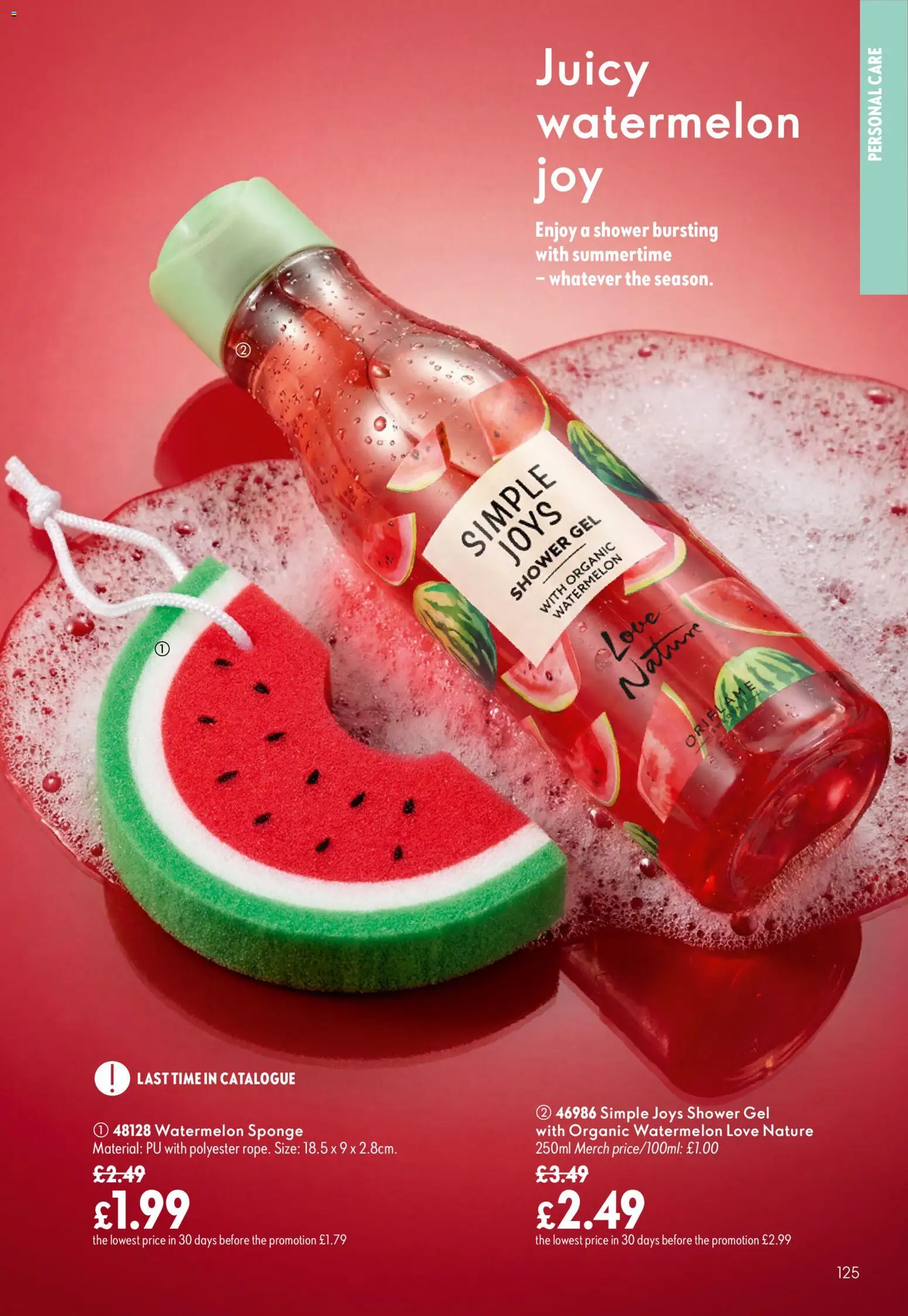 {H1} | Page: 125 | Products: Shower, Shower gel, Watermelon