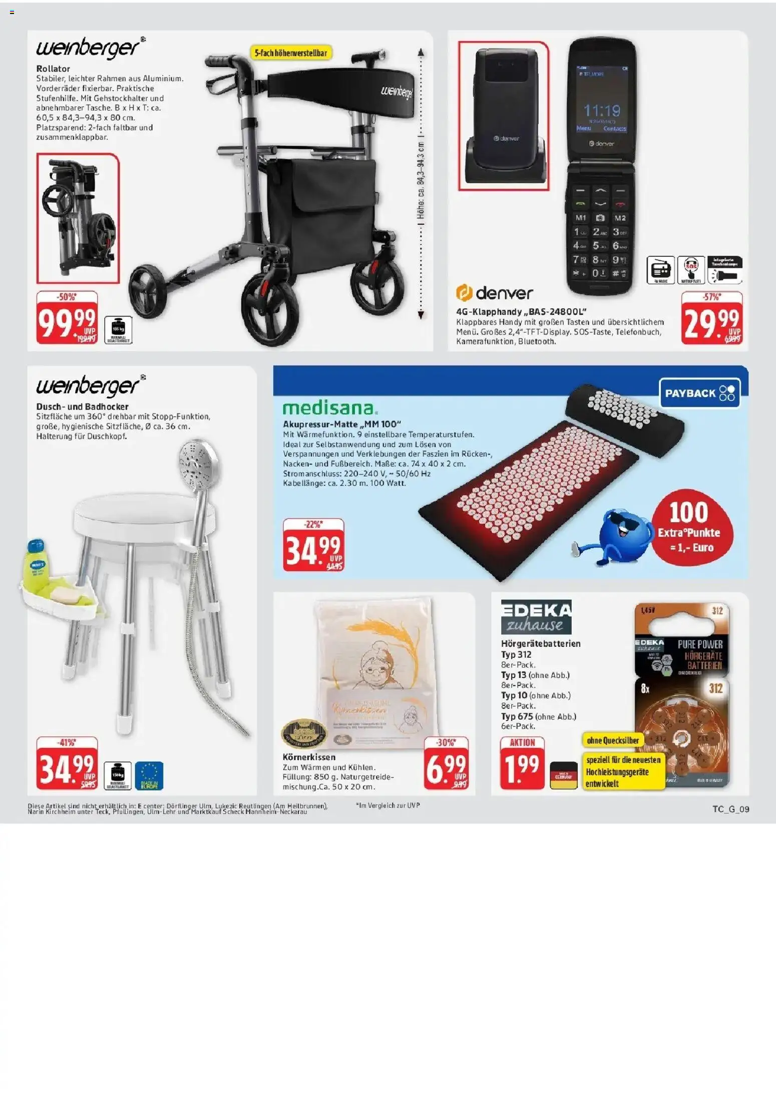 Edeka Prospekt Mainz-Weisenau (ab 31.08.2026) » Angebote Online | Seite: 80 | Produkte: Batterien, Badhocker