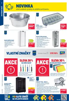 Náhled letáku Makro leták - Nepotravinové zboží od 17.06.2026 | Strana: 8 | Produkty: Forma na led, Vypínač, Nůž, Desky