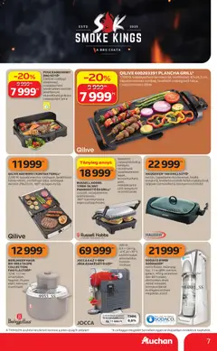 Auchan Grill ajánlataink - amely érvényes a következő dátumtól: 2026.07.16. | Oldal: 7 | Termékek: Fagylalt, Grill