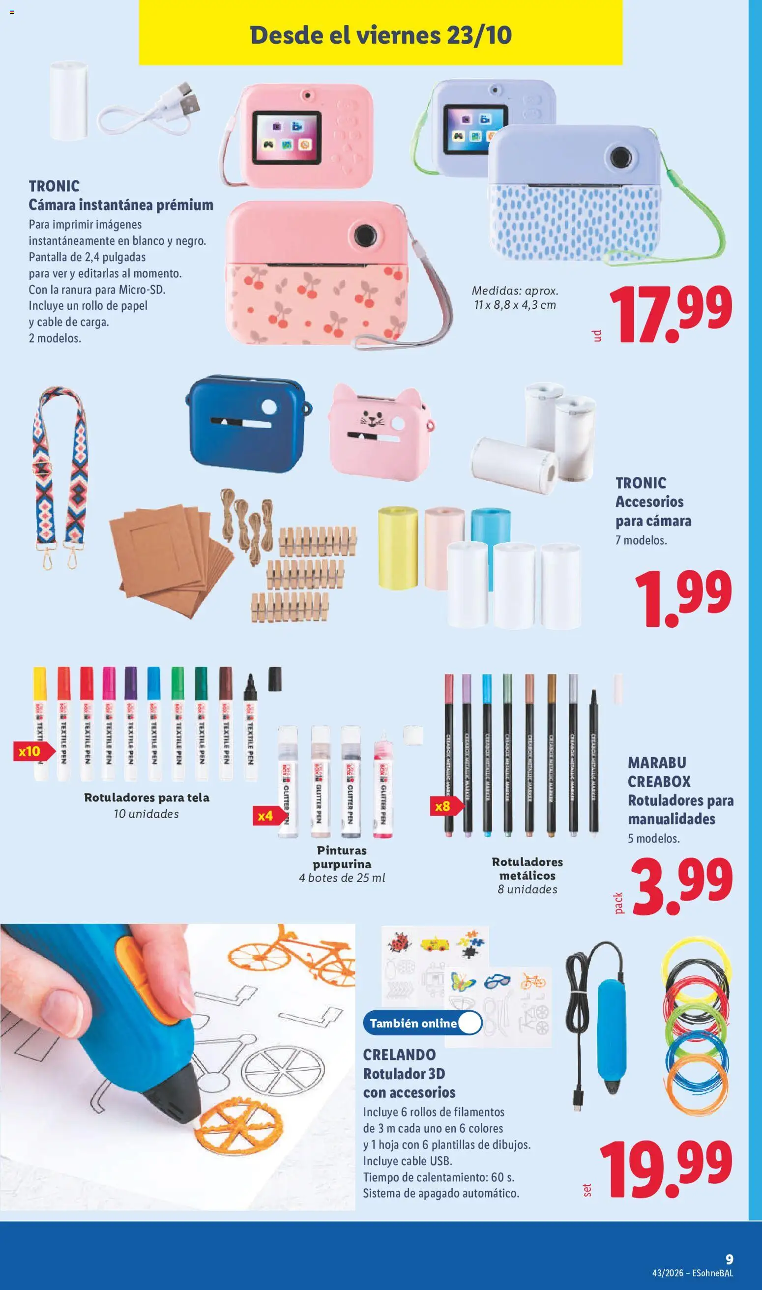 Lidl folleto de bazar │ válido desde el 19/10/2026 | Página: 27