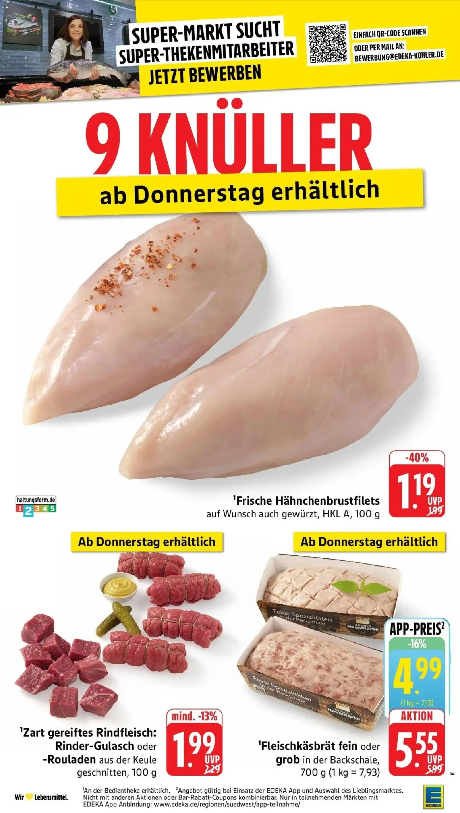Edeka Prospekt Kehl (ab 12.10.2026) » Angebote Online | Seite: 49 | Produkte: Rindergulasch, Spezialitäten, Rindfleisch