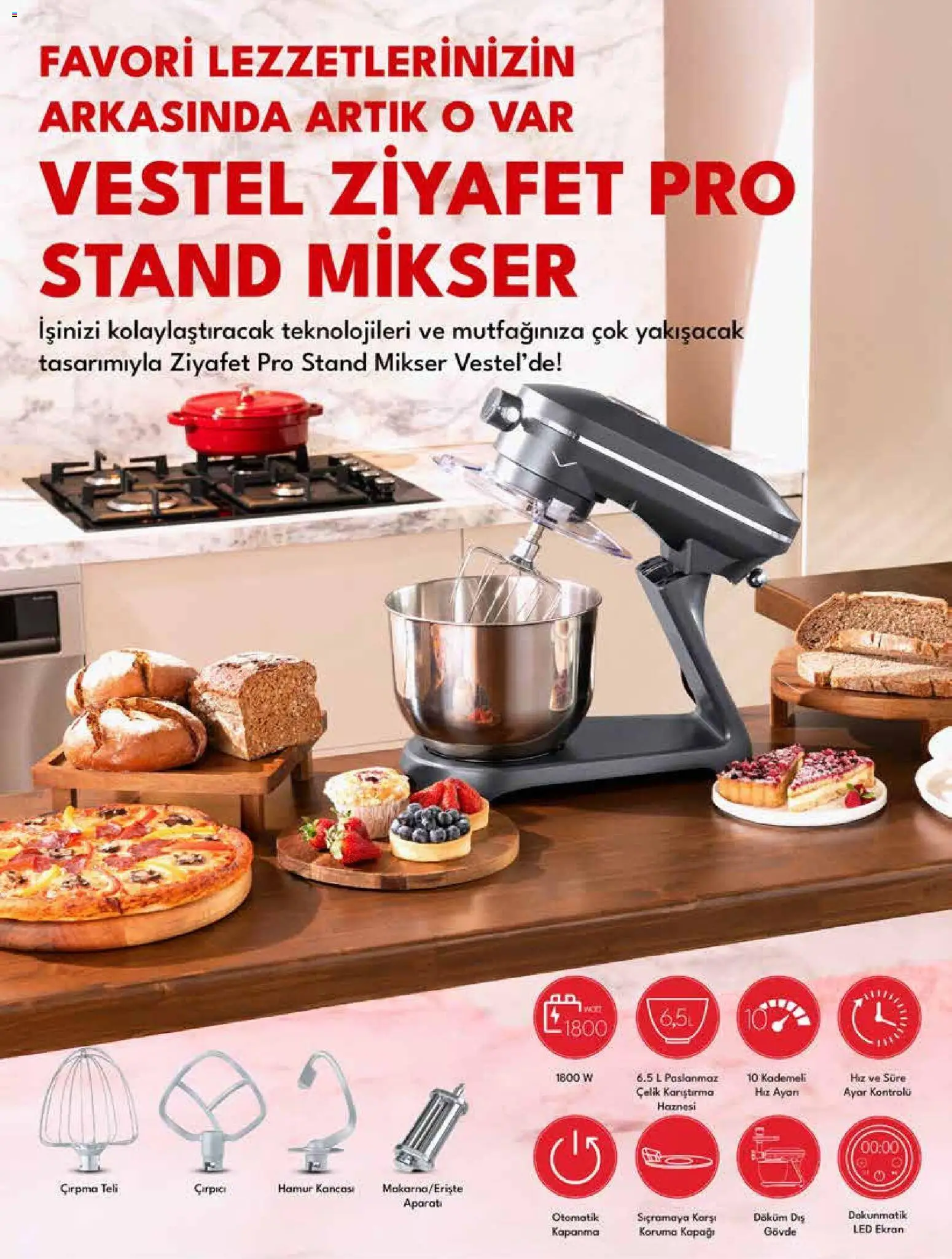 Vestel - Küçük Ev Aletleri - 01.06.2026 tarihinden itibaren geçerlidir | Sayfa: 15 | Ürünler: Mikser, Çırpıcı