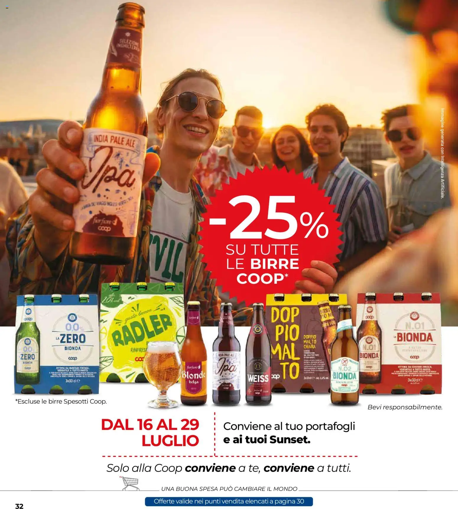 Volantino COOP del 16/07/2026 | Pagina: 32 | Prodotti: Birra