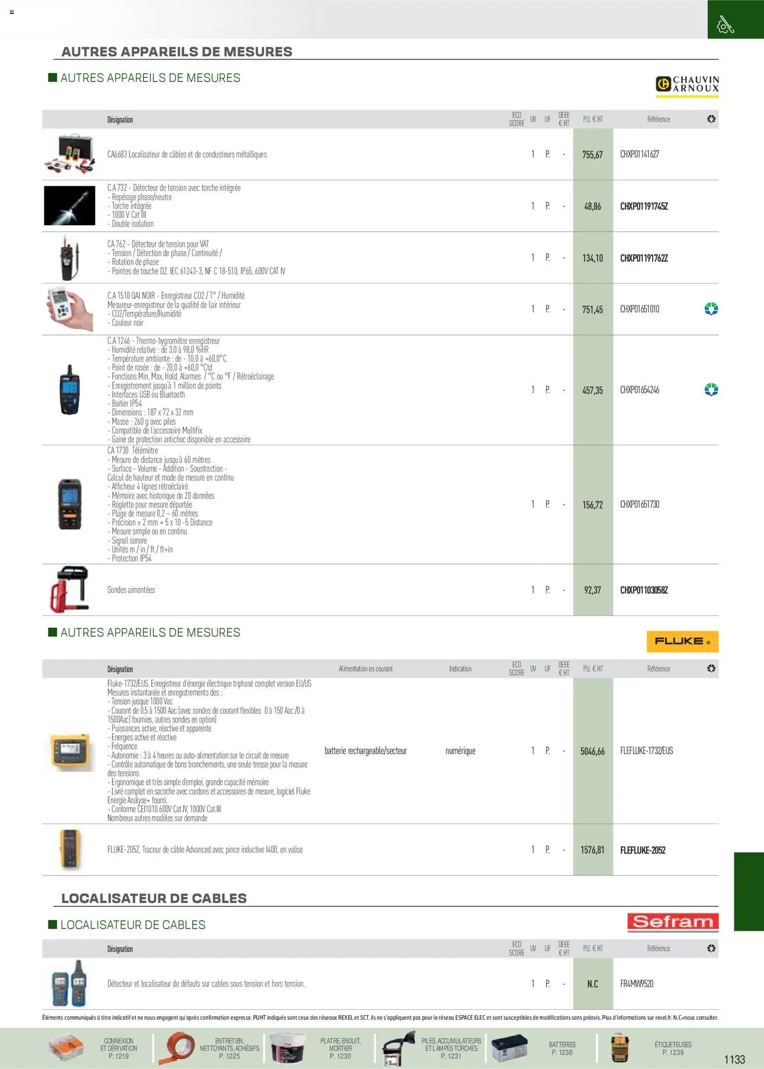 {H1} | Page: 24 | Produits: Câble, Batterie, Piles, Valise