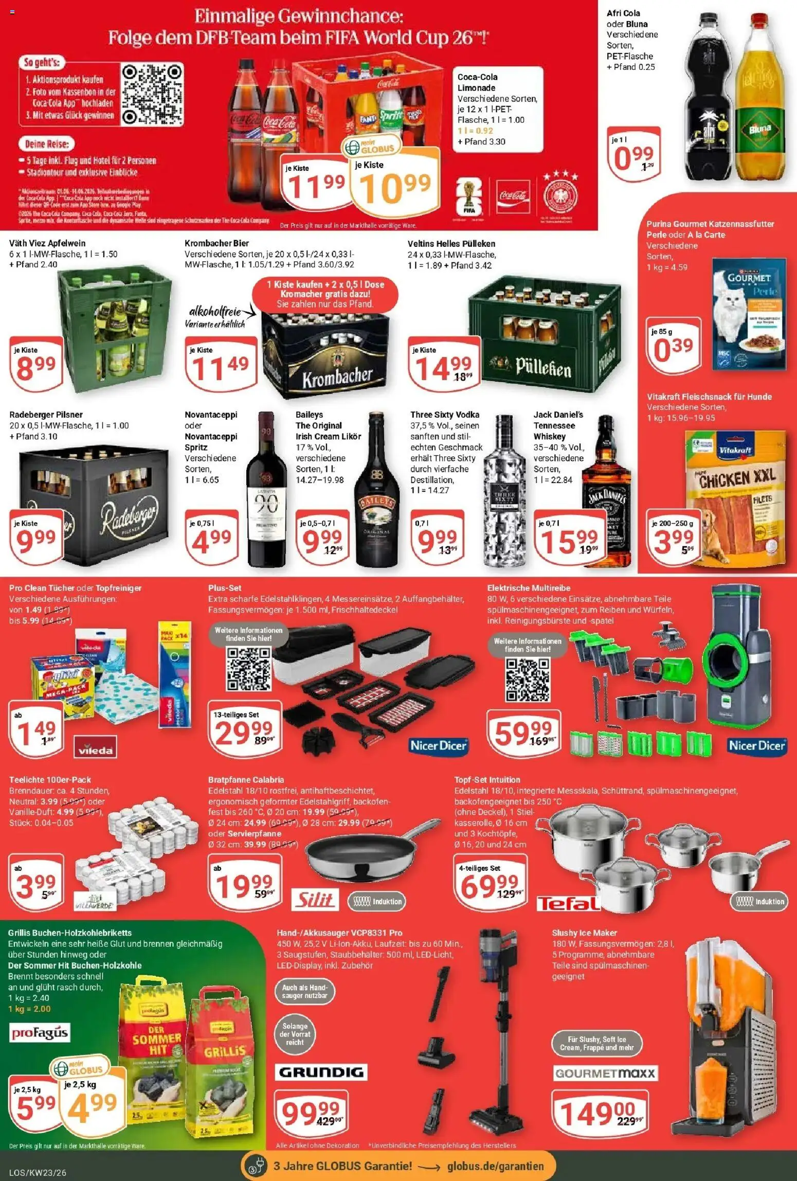 Globus Prospekt Losheim Am See – gültig ab 01.06.2026 | Seite: 5 | Produkte: Bier, Baileys, Krombacher, Whiskey