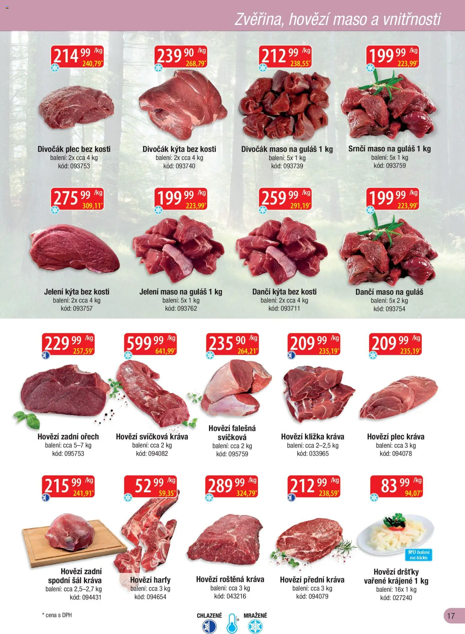 Astur & Qanto leták - Velkoobchod fresh 09/2026 od 01.09.2026 | Strana: 17 | Produkty: Kližka, Dršťky, Hovězí roštěná, Kýta bez kosti