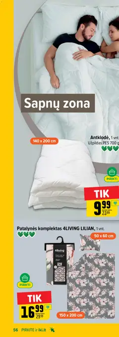 IKI leidinys galioja nuo 2026.07.27 | Puslapis: 110 | Prekių: Patalynės komplektas