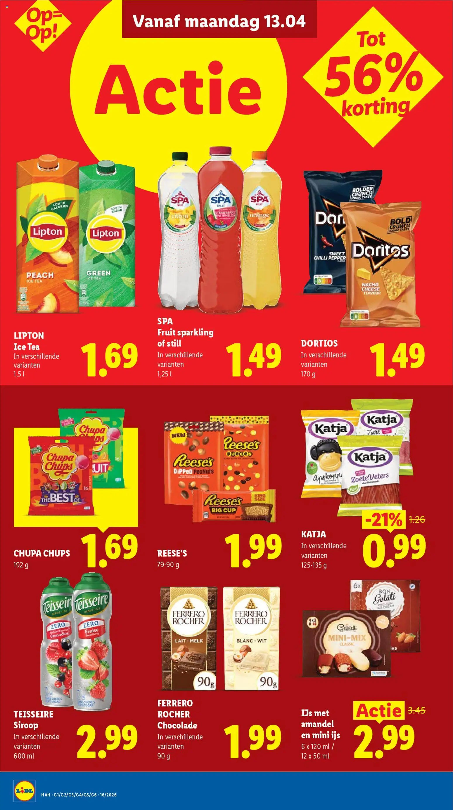 {H1} | Pagina: 17 | Producten: Melk, Doritos, Füstölt libamell, Fruit
