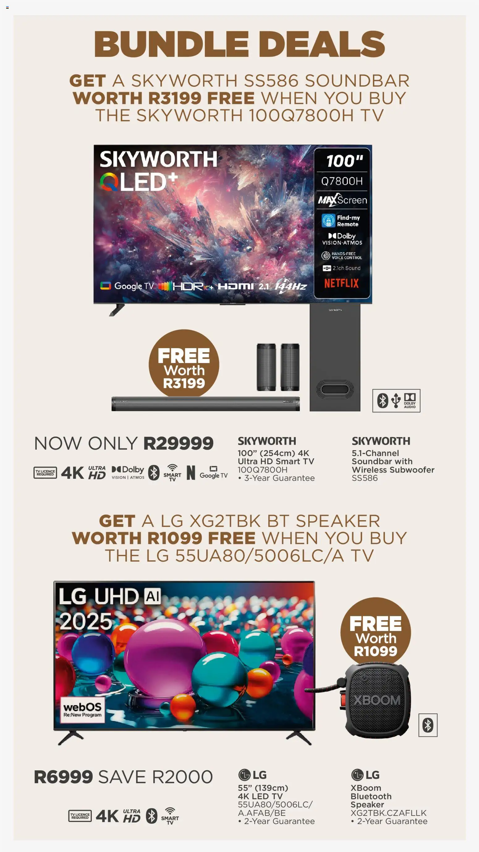 New House and Home catalogue – valid from 20/07/2026 | Page: 25 | Products: Audio, Soundbar, Subwoofer, Remote