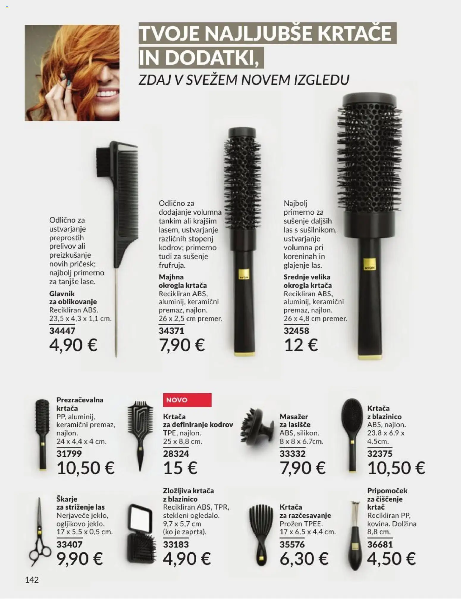 Novi Avon katalog ponudbe – veljaven od 30.06.2026 | Stran: 142 | Izdelki: Glavnik, Krtaca