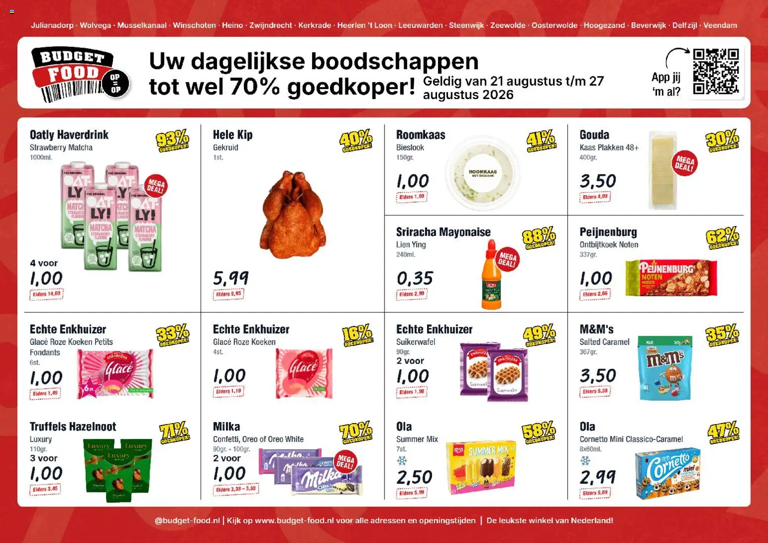 {H1} | Pagina: 1 | Producten: Kaas, Hele kip, Mayonaise, Kip