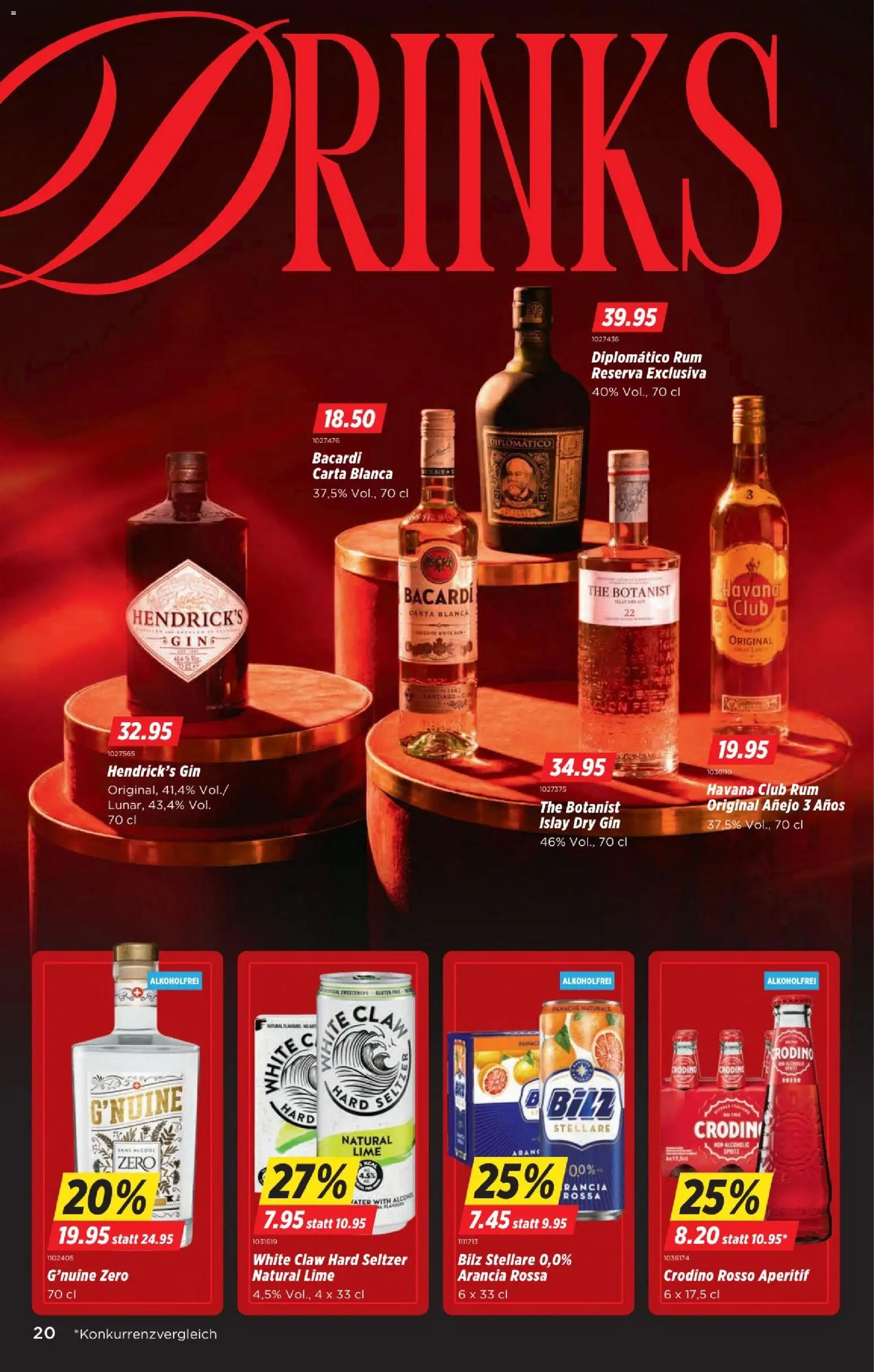 Denner aktionen – gültig ab 30.07.2026 | Seite: 20 | Produkte: Sprite, Gin