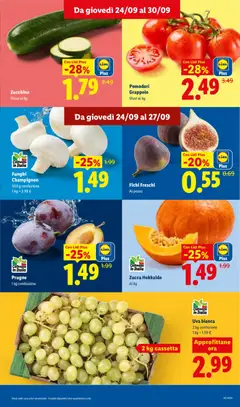 Anteprima del volantino Pomodori Grappolo, Sfusi al kg valido a partire dal 24/09/2026 | Pagina: 5